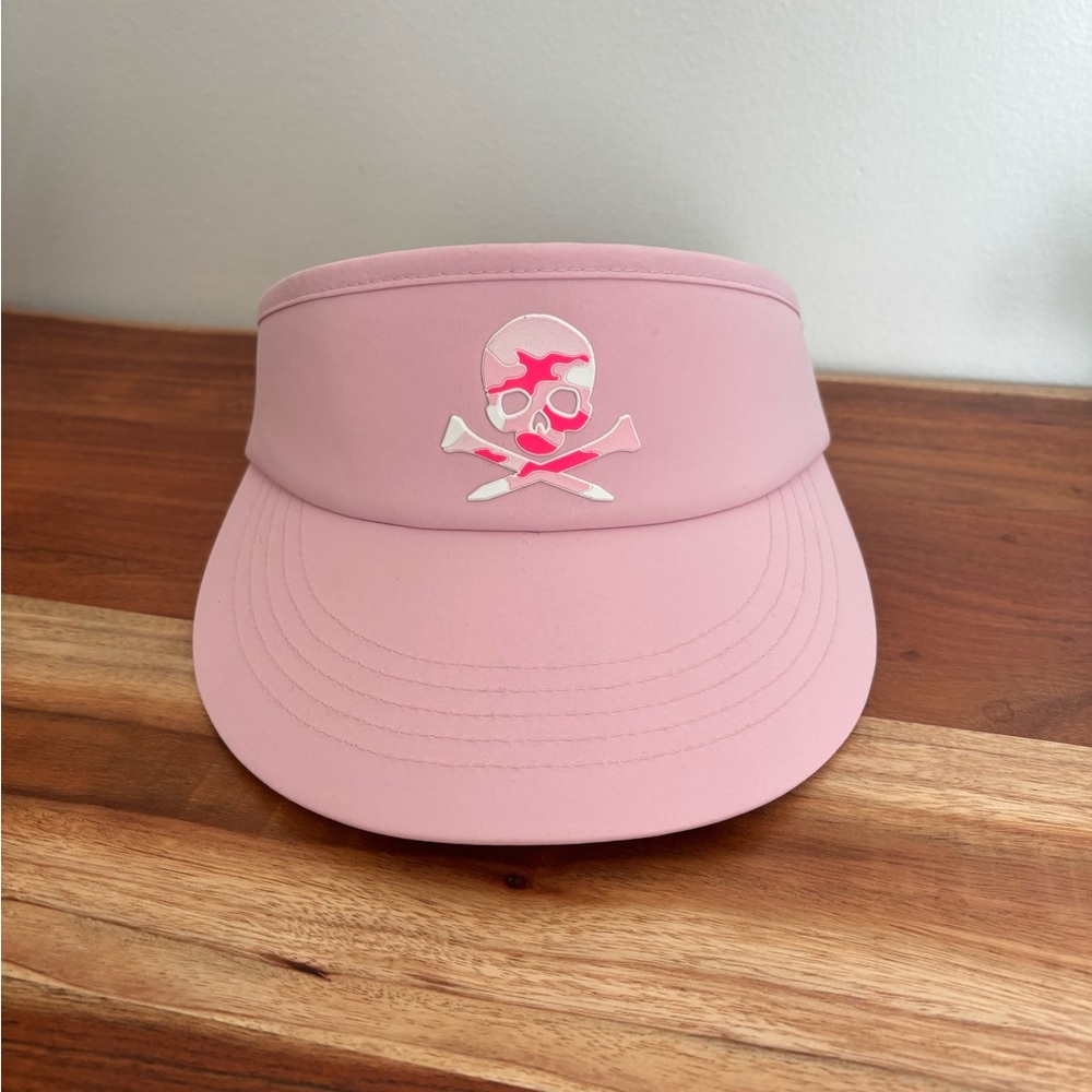 G/FORE Pink Skull & Crossbones Visor